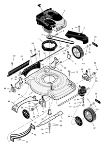 Part Location Diagram of 672915E700 Murray DISCONTINUED